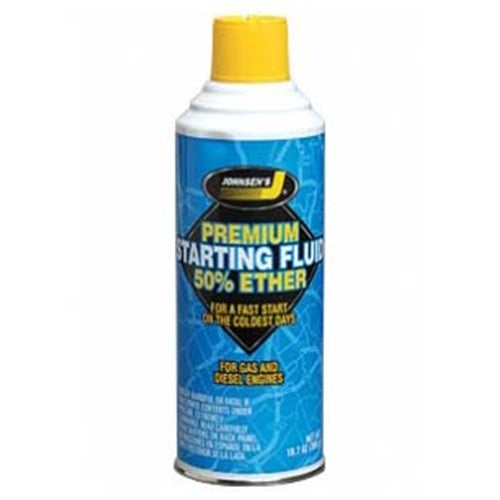 Premium Starting Fluid 50% ether Johnsens 6752 / BOWES CH 6752. 10.7oz  Can