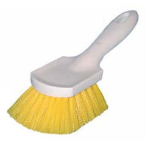 Utility Brushes Short Plastic Handle White Nylon BOWES SS 37025