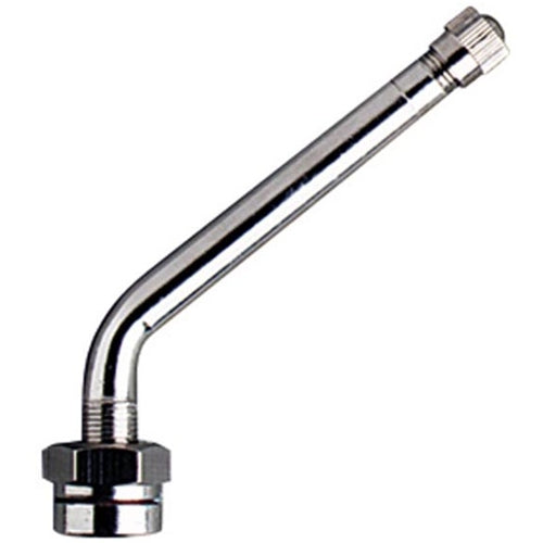 Nickel Plated Brass Valves with O-Rings TR #545D, 3-1/2" 60 Deg Bend BOWES TV 27-545D Bag of 10