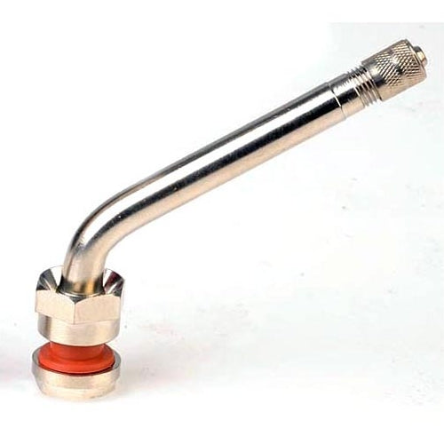 Nickel Plated Brass Valves with Grommet TR #555D, 3 1/2" 60 Deg. Bend BOWES TV 27-555D Bag of 10