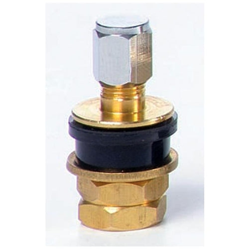 Tractor Front Wheel Valve, 9/16" Low Profile, Brass BOWES TV 27-591