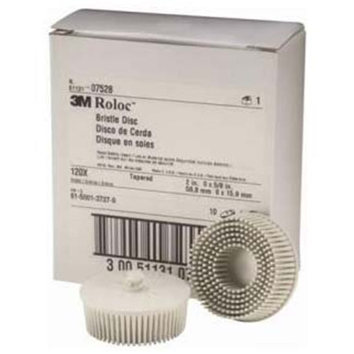 Scotch-Brite Bristle Disc 3" Grade 120 White BOWES 3M 7529