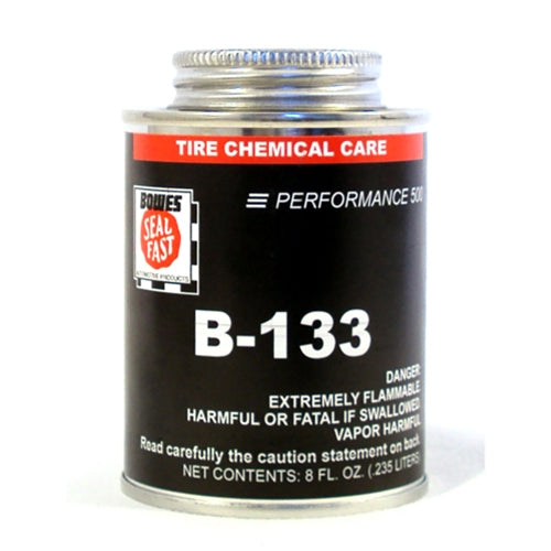 Tire Repair Liquid B133 Vulcanizing Cement BOWES TC 22158 8 oz. Can