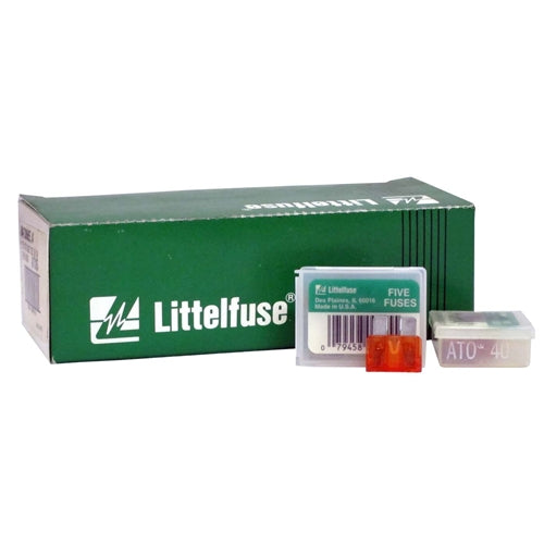Littelfuse ATO 40 Box of 100 40amp Fast-Acting Automotive Blade Fuse