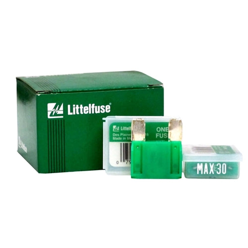 Littelfuse Maxi 30 30amp Blade Fuses Box of 10