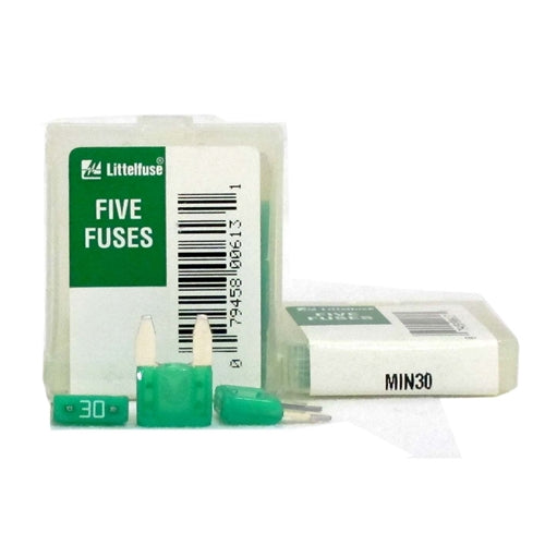 Littelfuse Mini 30 30amp Blade Fuse 5 Pack
