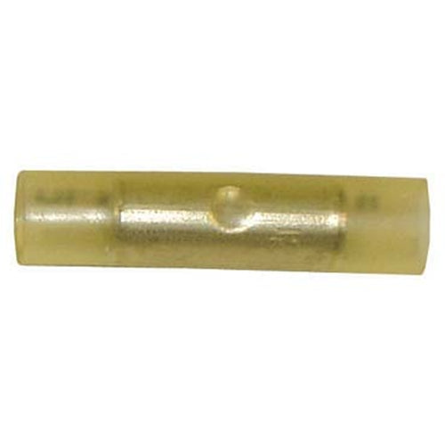 Butt Connector (10-12) Yellow Nylon Straight TMR BC25 Box of 100