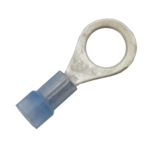 1/4" Ring Terminal Blue Nylon (16-14) TMR STNB14 Bag of 100