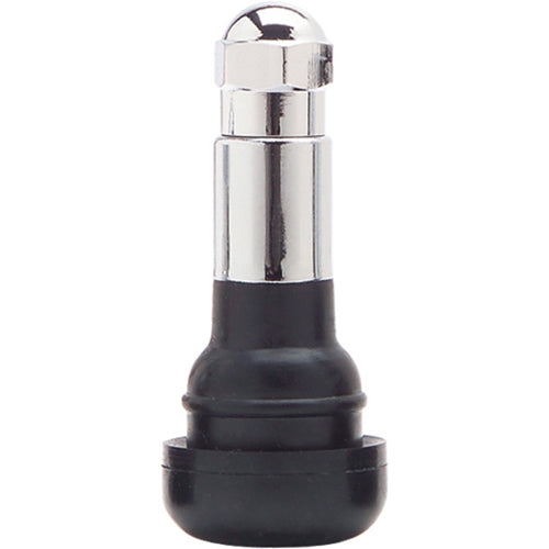 Tubeless Snap-In Valve Chrome Sleeve and Cap BOWES TV 27-413-1