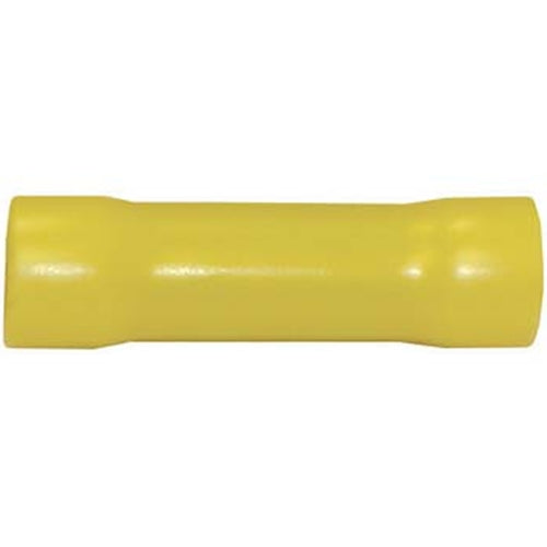Yellow Vinyl Terminal Butt Connector (10-12) TMR BC10 Bag of 100