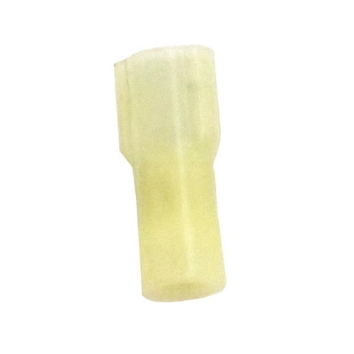 Terminal Quick Disconnect 1/4" Female Fully Insulated Nylon Yellow TMR ST165 Bag of 100