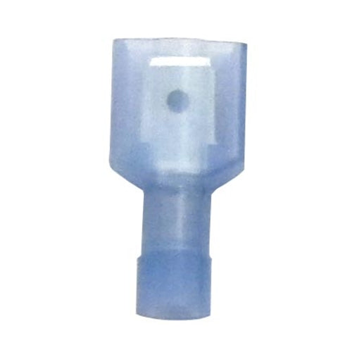 Terminal Quick Disconnect 1/4" Male Fully Insulated Nylon Blue TMR ST105 Bag of 100