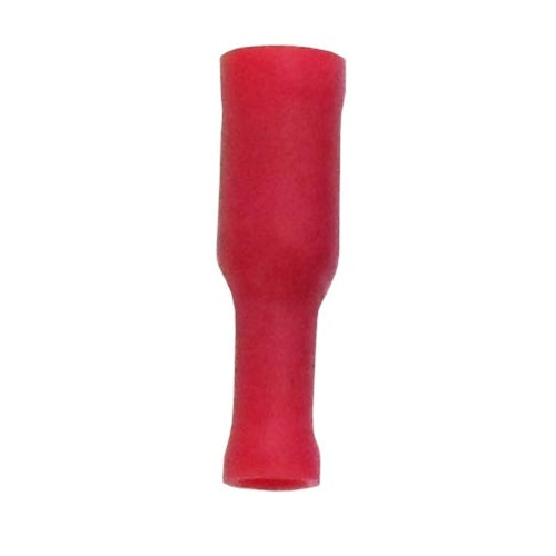 Terminal Bullets Vinyl Bullet Female Red (22-18) TMR ST141 Bag of 100