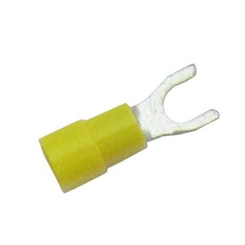 Terminal Spade #6 Yellow Vinyl Insulated (12-10) TMR STYS6 Bag of 100