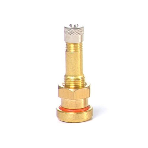 Heavy Truck Brass Valve Metric TR#V3-20-1, H1.38", 9.7mm Hole BOWES TV 27-41MS-00