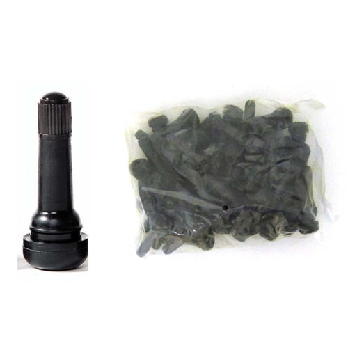 Tubeless Snap-In Valves TR# 414 Rubber Height 1.5" BOWES TV 27-414-500 Bag of 50