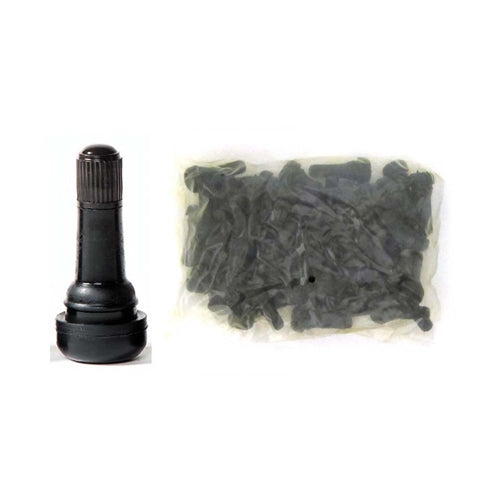 Tubeless Snap-In Valves TR# 413 Rubber Height 1.25" BOWES TV 27-413-500 Bag of 50