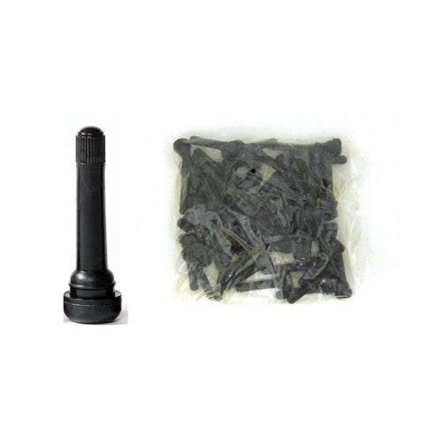 Tubeless Snap-In Valves TR# 418 Rubber Height 2" BOWES TV 27-418-500 Bag of 50