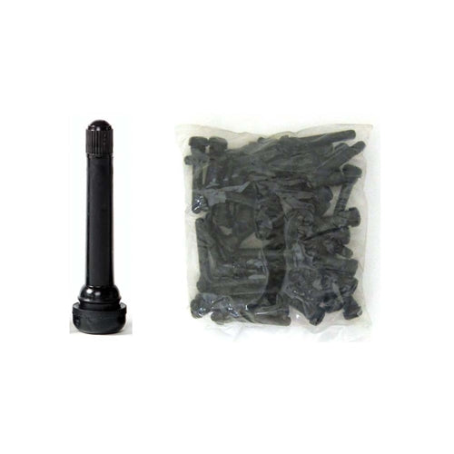 Tubeless Snap-In Valves TR# 423 Rubber Height 2.5" BOWES TV 27-423-500 Bag of 50