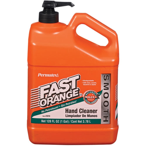 Permatex 23218 Fast Orange Smooth Lotion Hand Cleaner 1 gallon bottle w/pump