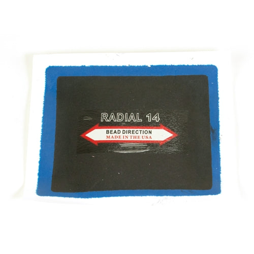 3-3/8" x 4" 1ply Radial 14 Euro Style COI Radial Repair 31inc 11-714 / BOWES TR 14104 Box of 10