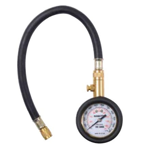 Dial Gauge Straight-On with 14" Hose, 0 - 160 psi, Imported 31inc 17-917 / BOWES TG 11917