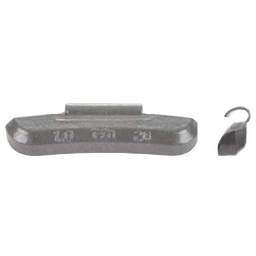 TZ Type Zinc Clip-on Wheel Weight Coated 1-1/4 oz