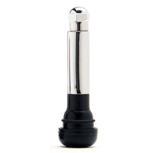 Tubeless Snap-In Valve Chrome Sleeve and Cap Height 2" BOWES TV 27-418-1