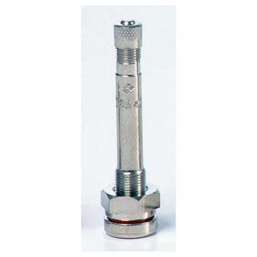 Nickel Plated Brass Valves with O-Rings TR #543, 2-3/8" Straight BOWES TV 27-543 Bag of 10