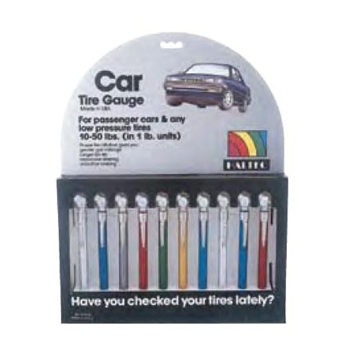 Colorful display of 10 gauges of our GA-105 model Haltec GA-105-DIS / Bowes GA-105-DIS