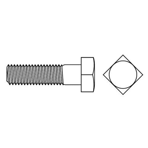 5/16-18 x 1-1/4 Grade 2 Battery Bolt Plain Steel UNC BOWES 1060510 Box of 10