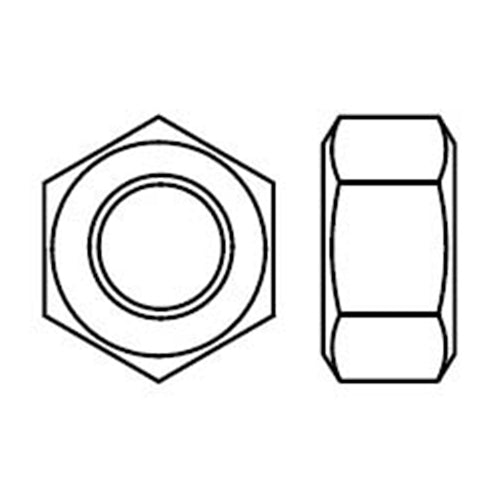 1/4-20 Grade 2 Finished Hex Nut Coarse Thread BOWES 1090400 Box of 42