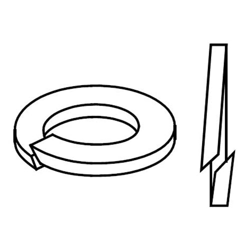 3/16 Regular Split Lock Washer Zinc Plated BOWES 1170300 Box of 220