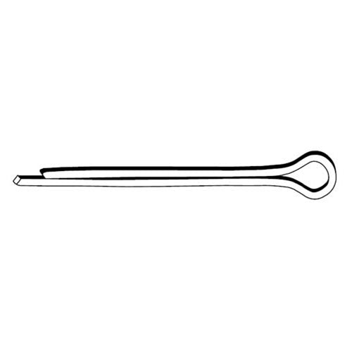 5/32 X 1-1/2 Cotter Pin Zinc Plated BOWES 1242512 Box of 45