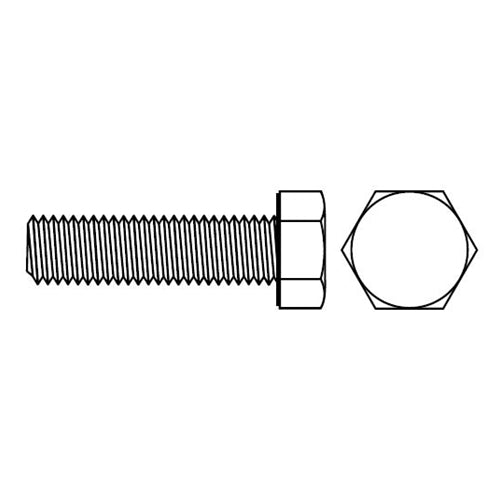 8 X 12 Hex Cap Screw 8.8 DIN 933 BOWES 1500812 Box of 12