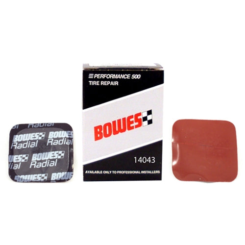 2 1/4 Inch Small Square Radial Patch Center Filled BOWES TR 14043 Box of 25