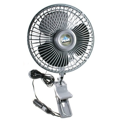 Peak PKC0JH 12 Volt 6 Inch Clip on Fan