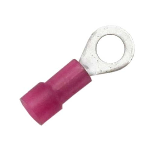 3/8" Ring Terminal Red Nylon (22-18) TMR STNR38 Bag of 100