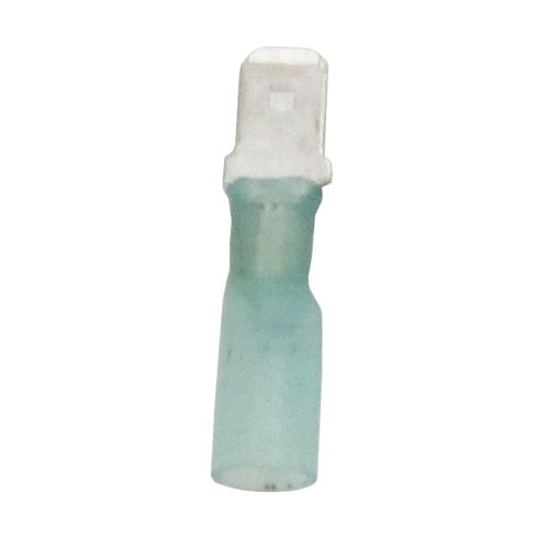 Terminal Quick Disconnect 1/4" Heat Shrink Blue Male (16-14) TMR HTR105 Bag of 25