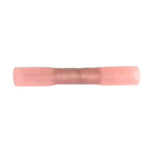 Red Butt Connector With Heat Shrink Tubing (16-22) TMR HT20 Box of 25