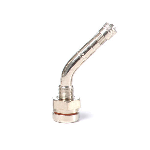 Nickel Plated Brass Valves with O-Rings TR# 543C, H.93", L1.38", 45 Deg. BOWES TV 27-543C