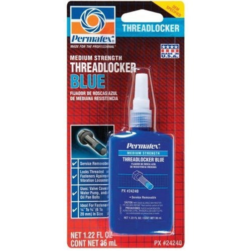 Permatex 24240 Medium Strength Threadlocker BLUE