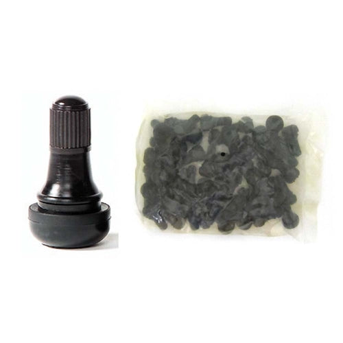 Tubeless Snap-In Valves TR# 412 Rubber Height .88" BOWES TV 27-412-500 Bag of 50