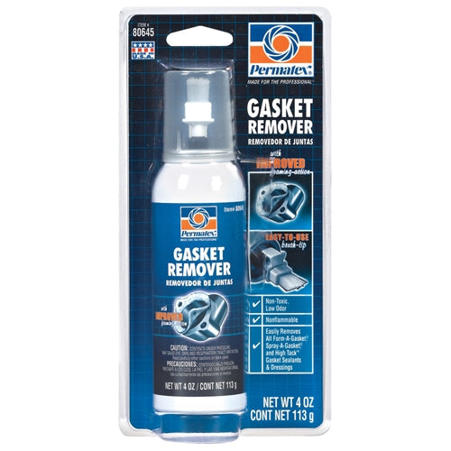 Permatex 80645 Low VOC Gasket Remover 4 oz PowerCan with brush tip nozzle