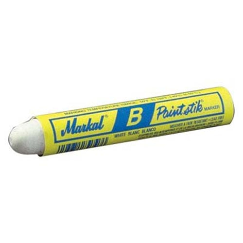 Markal White B Paintstik Marker BOWES TT 37592 Box of 12