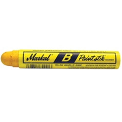 Markal Yellow B Paintstik Marker BOWES TT 37593 Box of 12
